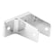Prime-Line One Ear Wall Bracket for 1 in. Panels, Zinc Alloy, Chrome Plated (Single Pack) 656-6383 - alternate 1